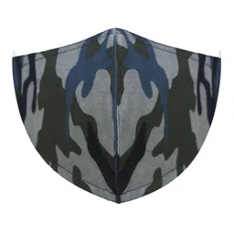 JBN Creation Kids Pack of 3 Camo Printed Reusable 3-Ply Cloth Mask image 4