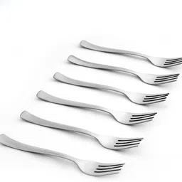 royalkitchenware Premium Dinner Fork Set of 6 for Home & Kitchen, Durable & Toxin-Free Stainless Steel Dinner Fork Set-picture-12