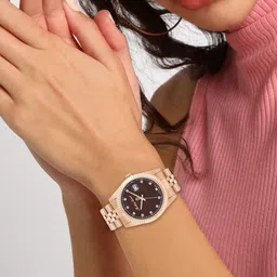 mathey-tissot Swiss Made Quartz Brown Dial Analog Watch - For Men H710PRM image 2