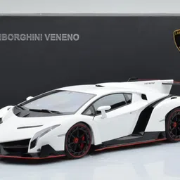Exclusive Alloy Metal Pull Back Die-cast Car 1:24 Big Lamborgini Veneno-image-1