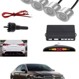 peeps store Universal 4 Silver Reverse Parking Sensor-PS25A846 Universal 4 Silver Reverse Parking Sensor-PS25A846 Parking Sensor-picture-10