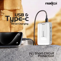 frontech 10000 mAh 22 W Wired & Wireless With MagSafe Slim Pocket Size Power Bank image 3