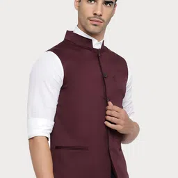 BAESD Bandhgala Mandarin Collar Nehru Jackets image 3