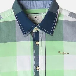 Pepe Jeans Boys Checked Twill Pure Cotton Casual Shirt image 2
