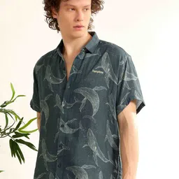 HAMPTONS Floral Cotton Printed Casual Shirt image 3