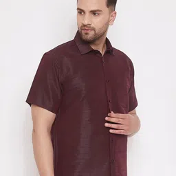 VASTRAMAY Premium Spread Collar Casual Shirt image 4