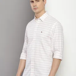 Tommy Hilfiger Horizontal Striped Pure Cotton Casual Shirt image 3