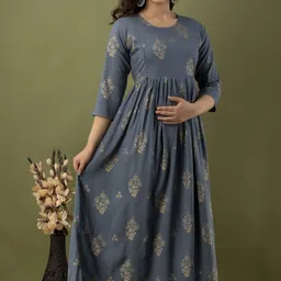 mialo fashion Women Printed Cotton Rayon Anarkali Kurta-picture-28