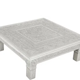 divypath Wooden Pooja Chowki image 5