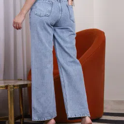 Shein Full Length Fly With Button Closure Distressed Jeans image 3
