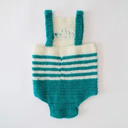 Woonie Infants Striped With Fish Applique Bodysuit image 2