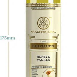 khadi natural Honey & Vanilla Hair Cleanser/Shampoo image 5