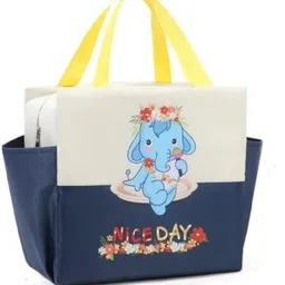 dream life Insulated Large Food Storage Lunch Bag Hot & Cold Tiffin Pouch for Office School Lunch Bag image 1