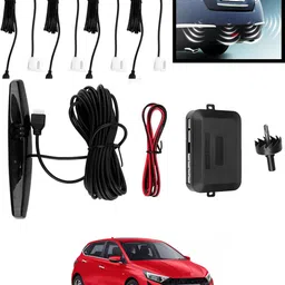 White 4pcs Compact Design Reverse Parking Sensor For Vehicle-145 Universal White Car Safety Parking Camera 4 Pcs-145 Parking Sensor-image-89