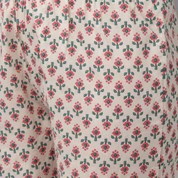 Yufta Women Pink Ethnic Motifs Printed Regular Pure Cotton Kurta with Trousers & Dupatta image 5