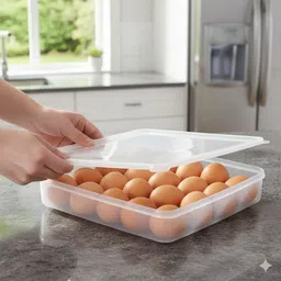 maxtid 24 Grid Egg Box Smart Stack Kitchen Storage Protection Vanity Box-picture-10