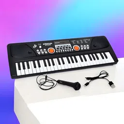 49-Keys Musical Keyboard Piano with Mic for Kids Analog Portable Keyboard_A754-image-7
