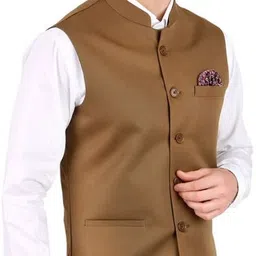 gracyshade Solid Men Waistcoat image 3