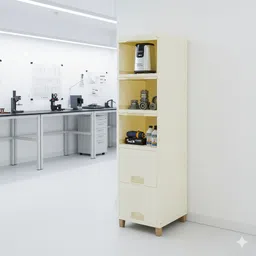 maxtid Plastic 5 Layer White Storage Cabinet for Clothes and Toys Storage Basket-picture-13