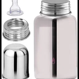 pappa Leak Proof Stainless Steel Baby Milk Bottle - 150 ml-picture-24