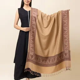 Wrap Me Warm Viscose, Acrylic, Poly Wool Embroidered Women Shawl-picture-11