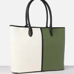 allen solly Women Colourblock Shoulder Laptop Bag image 3