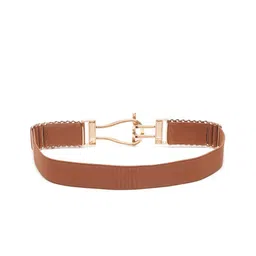 Teakwood Leathers Women Stretchable Interlock Synthetic Belt image 4