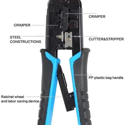 yms Universal Metal Cable Cutter Pliers Wire Stripper Punch Plier image 3