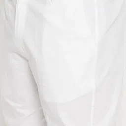 VASTRAMAY Men Plus Size Embroidered Chikankari Pure Cotton Kurta With Trousers image 4