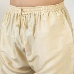 TheEthnic.Co Ethnic Embroidered Sequined Regular Dupion Silk Kurta with Trousers image 3