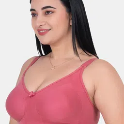 KOMLI Plus Size Non Padded Minimizer Cotton Bra image 4
