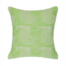 KLOTTHE Set of 5 Green Cartoon Characters Printed Square Cushion Covers image 4