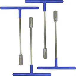 inditrust T Spanner Pack of 4pcs (8mm, 9mm, 10mm and 11mm) Socket Single Side T type Wrench Set Single Sided T Type Wrench image 2