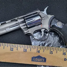 crokroz Mini Revolver Gun Lighter | Jet Flame with Button Jet Flame And windproof | Refillable Butane Gas Pocket Lighter image 5