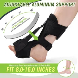 wiska Men & Women Night Relief for Plantar Fasciitis, Achilles Tendonitis & Foot Drops Ankle Support image 3