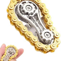 wropzo Bike Chain Fidget Toy Stress Relief Premium Desk Accessory Durable Spinner Toy-picture-28