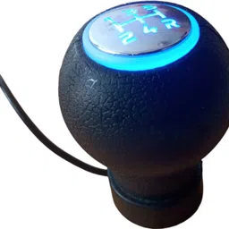gopinath autolink ABS Grip knob, Led Blue Light Illuminated Car Manual Knob Ertiga T1 Gear Knob image 2
