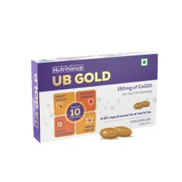 Jubilant Nutrihance UB Gold Coenzyme Q10 (CoQ10) 150mg Supplement 100% Vegan Softgel ALA, Resveratrol, Vit B12, Vit D3 Boost Immunity Support Heart Health-image-13