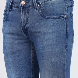 spykar Men Skinny Low Rise Blue Jeans image 4