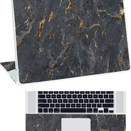 Inkykart Marbel D14 Top+Wrist Pad Vinyl Laptop Skin/Sticker/Cover vinyl Laptop Skin Compatible for 13.3 inch-picture-15