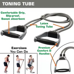 pheonix Toning Tube & Counter Hand Gripper | Full Body Workout Equipment Resistance Tube image 2