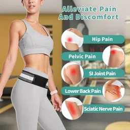 comfortinglives Lower Back SI Joint Belt Hip Pain Relief Belt Pelvic Pain Support Solution Back / Lumbar Support image 2