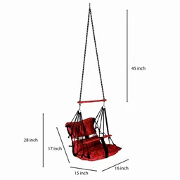 sprointal Swing for Kids, Baby Swing Chair Cotton Children Folding Washable 1-5 Year Swing Swings image 4