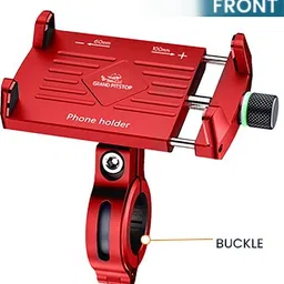 grandpitstop Claw Grip 360 Degree Aluminium Based Mobile Holder with Adjustable Handlebar & Mirror Mount for Bike & Motorcycle Bike Mobile Holder image 3