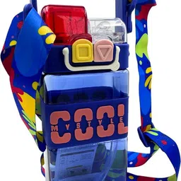 nazaars Plastic Water Bottle With Hanging Handle And Strap 520 ml Water Bottle-picture-40