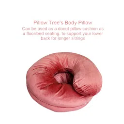 PILLOW TREE Peach Colored Breathable Pregnancy Pillow image 3