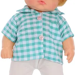 riva creations Cute Little Chiku Baba Boy Doll in Printed Dress for Kids-picture-17