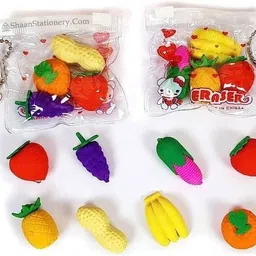 nivo 2 Packets of Cute Eraser Fruit Style Eraser Set Non-Toxic Eraser-picture-28