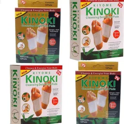 kiyome kinoki Best Combo Gold And White|Cleansing Toxin Remover Foot Patches[PACK OF 4]-picture-26