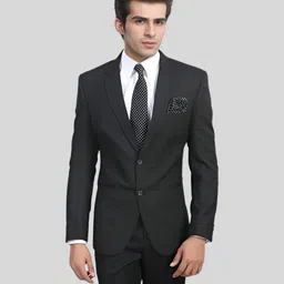 ysyb dezines Men Solid Single Breasted Casual Blazer-picture-12